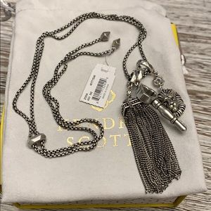 Kendra Scott Zosia Pendant Necklace AntiqueSilver